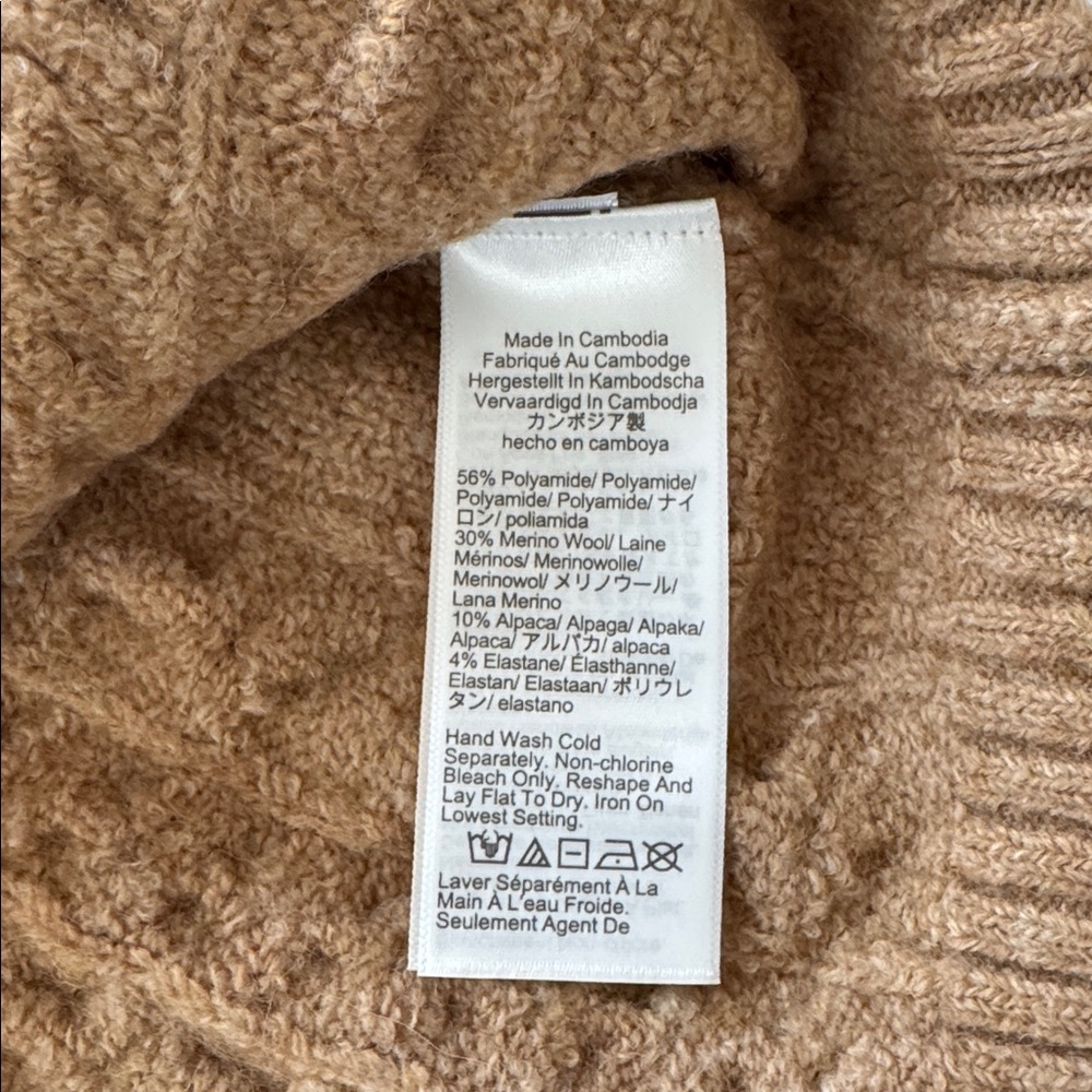 J. Crew Cable-knit Rollneck Sweater in Supersoft Yarn - Picture 6 of 7